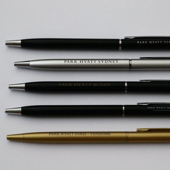 Collection of 5 Park Hyatt Luxury Hotel Pens Lot - Picture 3 of 3